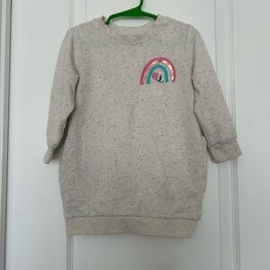 Old Navy Rainbow Sweatshirt Dress